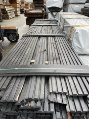 Ca. 70x Douglas Design, Tripple, Deens profiel (zwart gecoat 2x, 22x14